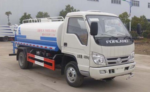 福田2噸藍(lán)牌灑水車(chē)圖片