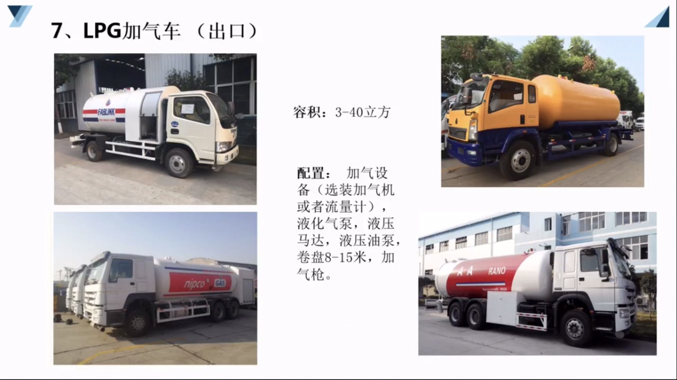 LPG液化氣體加氣車（出口）