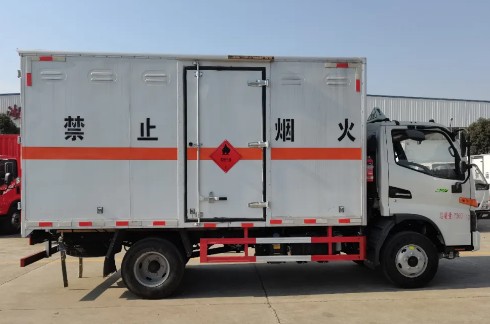 國(guó)六江淮駿鈴V5黃牌易燃?xì)怏w廂式運(yùn)輸車