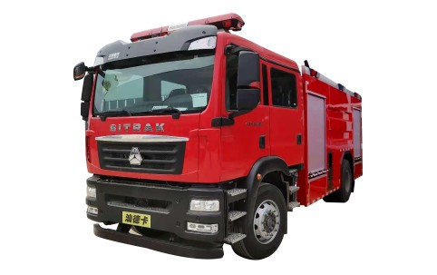重汽汕德卡6噸森林水罐消防車圖片