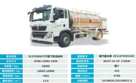 國(guó)五重汽豪沃飛機(jī)加油車參數(shù) 國(guó)五重汽豪沃飛機(jī)加油車參數(shù)